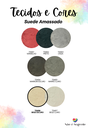 Ver imagem 3 de Cabeceira Estofada King 6 Blocos Não É Segredo Suede Amassado Bege Escuro 195x60