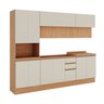 Cozinha Modulada 5 Peças com Armários, Balcões e Torre Quente Aroeira CabeCasa MadeiraOriginals - 3