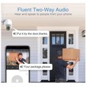 Ver imagem 5 de Camera Ip App Yoosee Wifi Externa Prova Água Full Hd