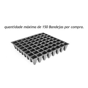 Kit 50 Bandeja Sementeira Para Produção De Mudas 64 Células