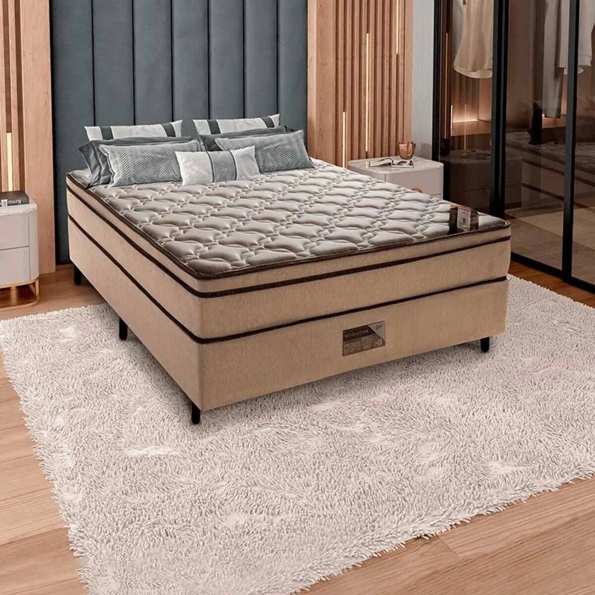 Colchão Casal Castor Revolution Tecnopedic 138x188x27 | MadeiraMadeira