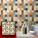 Ver imagem 3 de Papel de Parede Pastilhas Moderno Autocolante Lavável Adesivo