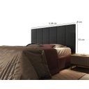 Ver imagem 4 de Cabeceira Cama Box Queen 1.58 Flora:Preto