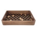Ver imagem 1 de Bandeja Decorativa de Madeira 40x30x6 Cm - Tuut