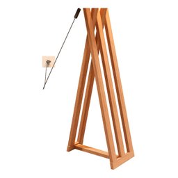 Abajur de Chão Star com Pés de Madeira Maciça - Offwhite - 4