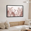Ver imagem 1 de Quadro Decorativo Colibri Terracotta - 50x70cm:moldura Preta