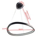 Ver imagem 2 de Lustre Luminaria Pendente 3 em 1 Decoraçao Teto Sala Estar Quarto Iluminaçao Teto Loja Comercio Casa