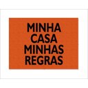 Ver imagem 2 de Tapete Capacho Minha Casa Minhas Regras