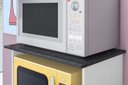 Ver imagem 5 de Balcão 2 Portas 2 Prateleiras com Nicho para Microondas com Pés Isis Branco/UV