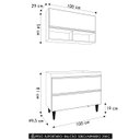 Ver imagem 5 de Armário de Cozinha com Nichos Cp01 para Pia 100cm M24 Preto - Mpozenato