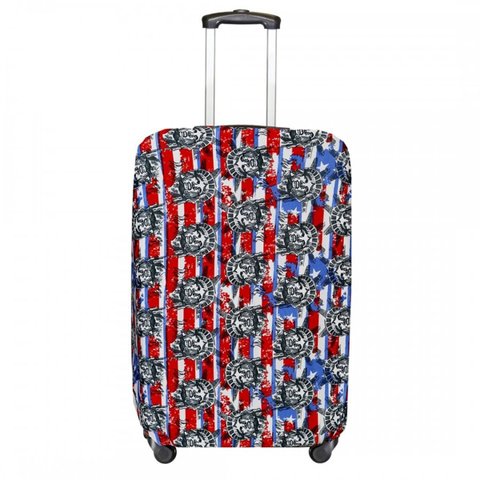 Capa Mala Bagagem Viagem Ziper Grande 32kg Elastano Sortido:eua