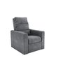 Poltrona Reclinável Mx14 Turin Veludo Cinza E425 - Matrix - 2