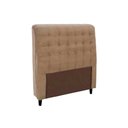 Ver imagem 1 de Painel de Cama Box Estofada Solteiro Dama Plus Suede Bege - Simbal