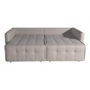 Ver imagem 5 de Sofá Cama Innova 4 Lugares Retrátil 215cm Bege Bom Pastor Móveis