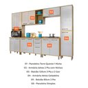 Ver imagem 5 de Cozinha Completa 6 Peças Áustria Valdemóveis Cinamomo/off White