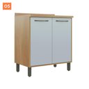 Ver mais imagens de Cozinha Completa 6 Peças Áustria Valdemóveis Cinamomo/off White