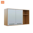 Ver imagem 4 de Cozinha Completa 6 Peças Áustria Valdemóveis Cinamomo/off White
