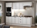 Ver imagem 1 de Cozinha Completa 5pçs Americana Branco/ebano C/ Rodape