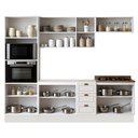 Ver imagem 4 de Cozinha Completa 5pçs Americana Branco/ebano C/ Rodape