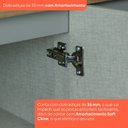 Ver mais imagens de Balcão para Cooktop 2 Portas MDF Linha Americana 80cm Cinza/Nature