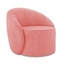 Ver imagem 6 de Sofá 3 Lugares Orgânico 180cm Morgan e 2 Poltronas Lua Suede Rosê D03 - D’Rossi