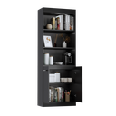 Ver imagem 4 de Armário Multiuso 2 Portas com Nichos Organizador para Escritório, Lavanderia e Cozinha