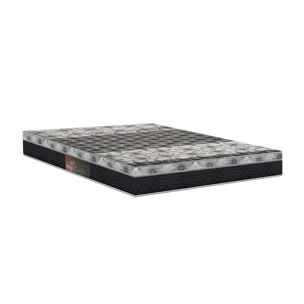 Cama Box Casal + Colchão De Molas - Castor - Class Tecnopedic One Face 138x188x60cm Preto - 2
