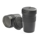 Ver imagem 2 de Copo Térmico Inox 400ml Tampa Parede Dupla All Black Coffee