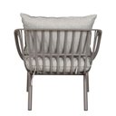 Ver imagem 6 de Poltrona Externa 79cm Base em Aço Estofado Resistente À Água Cor:cinza