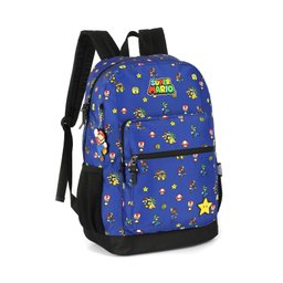 Mochila de Costas Super Mário Azul - Luxcel - 2