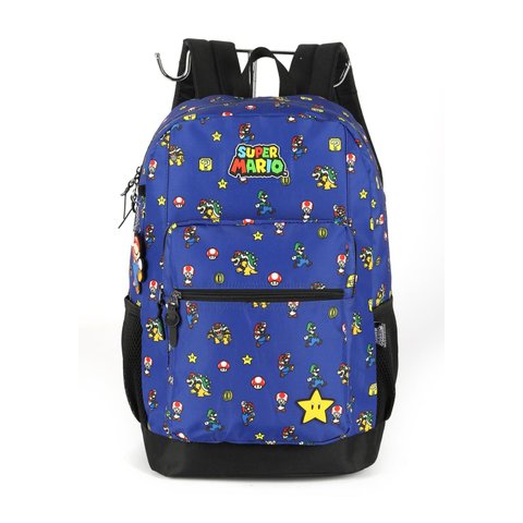 Mochila de Costas Super Mário Azul - Luxcel