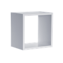 Ver imagem 2 de Nicho de Madeira Simples Branco 1,2x27x24,5x15cm