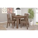 Ver imagem 1 de CONJUNTO SALA DE JANTAR GENEBRA 0,90 COM 4 CADEIRAS AMÊN 73B