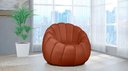 Ver imagem 2 de Kit Poltrona c/ Puff Concha Veludo Terracota