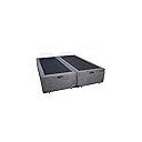 Ver imagem 2 de Base de Cama Box com Baú Queen ou King com 6 Pezinhos 2 Puxadores Frontais - Cinza - King Suede