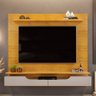 Painel para Tv 60 Pol com Bancada Suspensa 160cm Lewis D05 Cedro Bali - Lyam Decor - 2