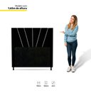 Ver imagem 3 de Cabeceira Cama Box Solteiro Dallas 90cm Corano Preto - Desk Design