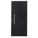Ver imagem 1 de Porta Lambril com Puxador Alumínio Preto Linha 25:Direita/ 210 x 90