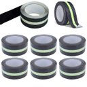 Ver mais imagens de Fita Antiderrapante Adesiva 5 Metros Refletiva Kit 8 Uni Segurança Piso Chao Escada Degrau Rampa Ant