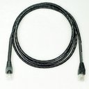 Ver imagem 1 de Cabo de Rede Cat5e Revestido Tecido Preto Brilhoso Copperlan 15 Metros