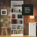 Ver imagem 7 de Kit Madesa com 2 Estantes Livreiro 6908 - Branco