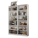 Ver imagem 3 de Kit Madesa com 2 Estantes Livreiro 6908 - Branco