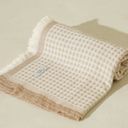 Ver imagem 1 de Manta Sofá e Cama Decorativa, Algodão Piquet, 1,60m X 2,00m | Formah