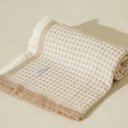 Ver imagem 1 de Manta Sofá e Cama Decorativa, Algodão Piquet, 1,60m X 2,00m | Formah