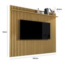 Ver imagem 3 de Painel Vênus Ripado 1.8 x 1.8 p/ TV até 75'' Cumaru - Giga Móveis