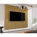 Ver imagem 1 de Painel Vênus Ripado 1.8 x 1.8 p/ TV até 75'' Cumaru - Giga Móveis