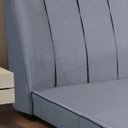 Ver imagem 6 de Cama Estofada Queen com Estrutura Reforçada e Design Moderno Cinza