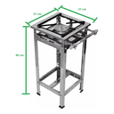 Ver imagem 2 de Fogão Fogareiro 1 Boca Industrial Completo