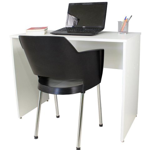 Mesa Office Branca 100x50 Evolukit