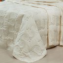Ver imagem 7 de Cobre Leito + Jogo de Cama 7 Peças Queen Percal 200 Fios Mistral 100% Algodão - Palha